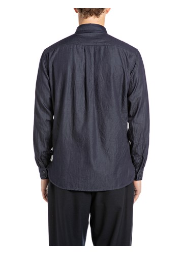Replay SARTORIALE JEANS KOŠULJA U OCEAN PLAVOJ BOJI - 2