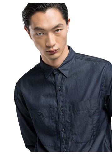 Replay SARTORIALE DENIM PLAVA KOŠULJA - 5