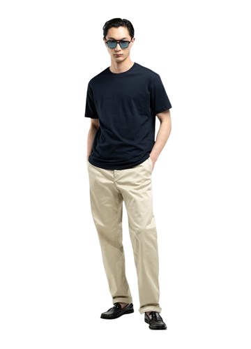 Replay SARTORIALE TAMNO PLAVA MAJICA KRATKIH RUKAVA - 1