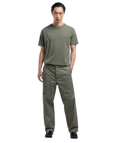 Replay sartoriale vojničko zelena majica kratkih rukava