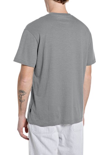 Replay SIVA MAJICA OD LANA I PAMUKA S DŽEPIĆEM - 2