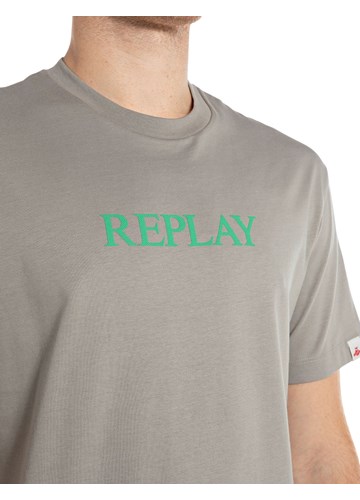 Replay SIVA PAMUČNA MAJICA S KONTRASTNIM REPLAY NATPISOM - 3