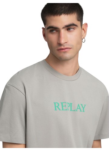 Replay SIVA PAMUČNA MAJICA S KONTRASTNIM REPLAY NATPISOM - 5