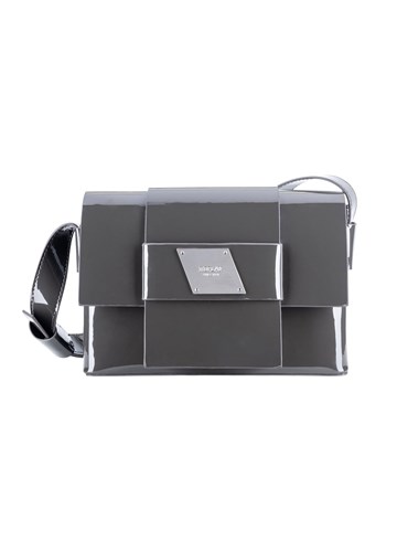 Replay SIVA TORBICA OD LAKIRANOG POLIURETANA - 1