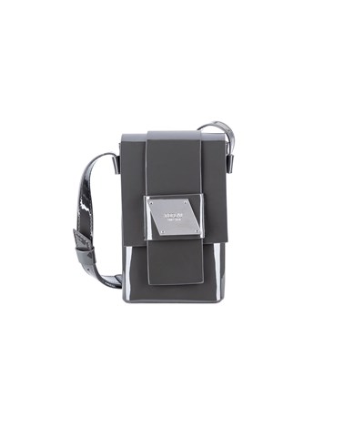 Replay siva torbica za mobitel od lakiranog poliuretana