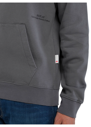 Replay SIVI EARTH MADE SWEATSHIRT S KAPULJAČOM - 4