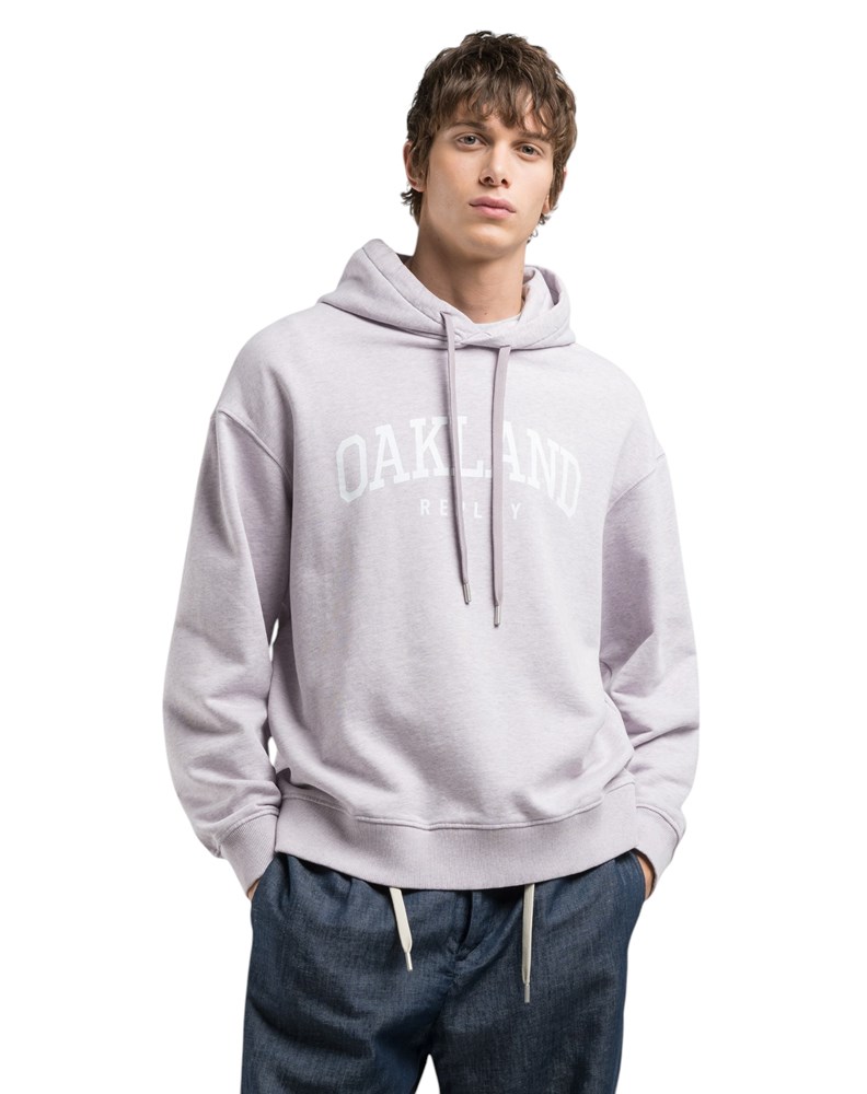 Replay OAKLAND REPLAY HOODIE U SVIJETLO LJUBIČASTOJ BOJI  - 2