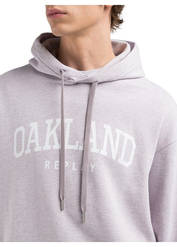 Replay OAKLAND REPLAY HOODIE U SVIJETLO LJUBIČASTOJ BOJI  - 5