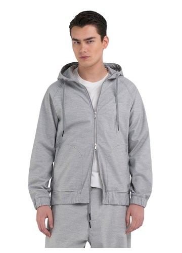Replay SIVI SARTORIALE HOODIE S DVOSTRUKIM ZATVARAČEM - 3