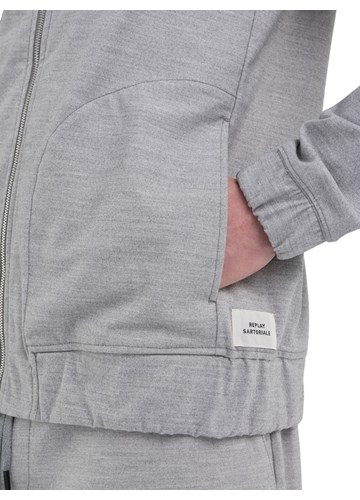 Replay SIVI SARTORIALE HOODIE S DVOSTRUKIM ZATVARAČEM - 6