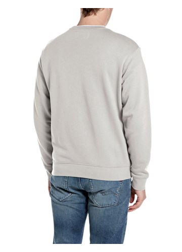 Replay SIVO SWEATSHIRT OD FROTIRA S IZVEZENIM LOGOTIPOM - 2