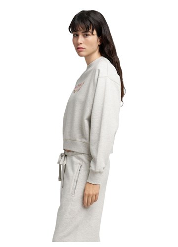 Replay SIVI SWEATSHIRT S LOGOM I PRINTOM RUŽA - 4