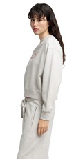 SIVI SWEATSHIRT S LOGOM I PRINTOM RUŽA - 4
