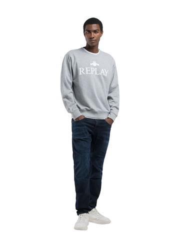 Replay SIVI SWEATSHIRT S MAXI REPLAY ARCHIVE LOGOTIPOM - 1