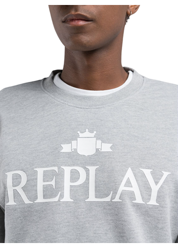 Replay SIVI SWEATSHIRT S MAXI REPLAY ARCHIVE LOGOTIPOM - 3