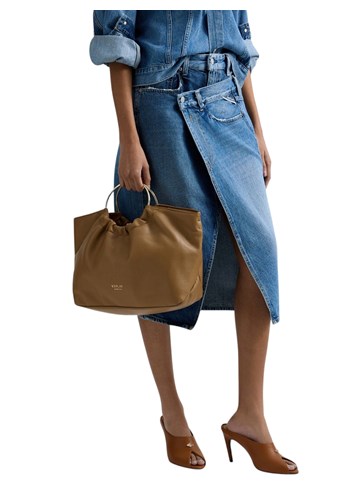 Replay SMEĐA CROSSBODY TORBA S OKRUGLIM RUČKAMA - 4