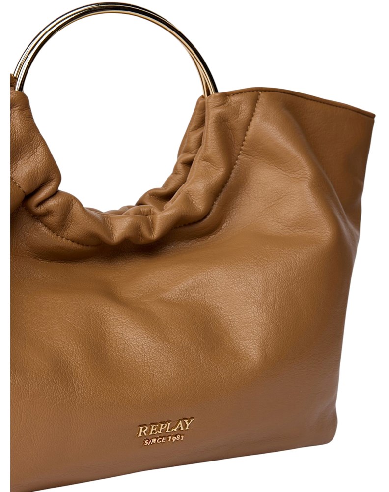 Replay SMEĐA CROSSBODY TORBA S OKRUGLIM RUČKAMA - 5