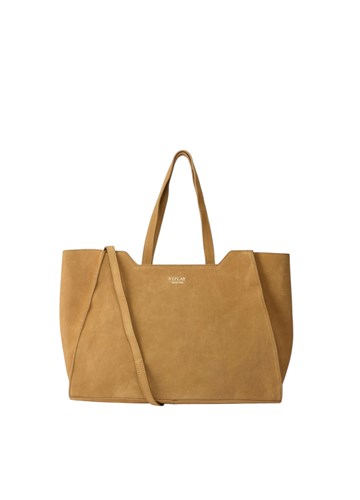 Replay SMEĐA SHOPPER TORBA OD BRUŠENE KOŽE - 1