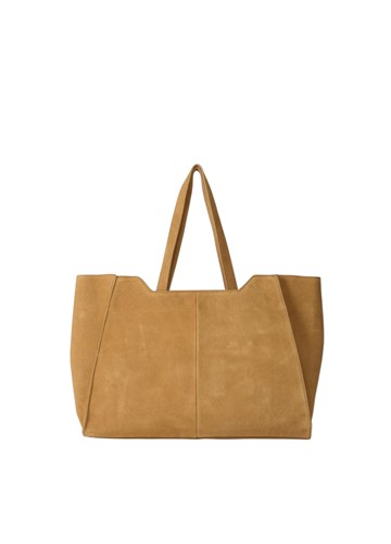 Replay SMEĐA SHOPPER TORBA OD BRUŠENE KOŽE - 2