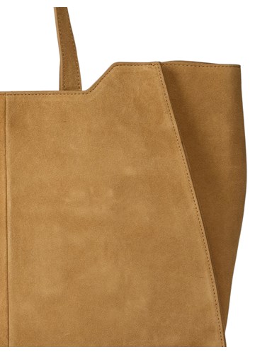 Replay SMEĐA SHOPPER TORBA OD BRUŠENE KOŽE - 6