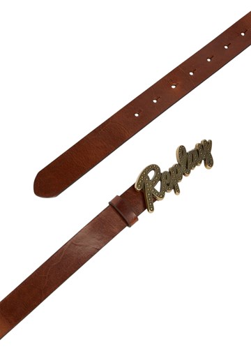 Replay SMEĐI REMEN S KOPČOM U OBLIKU LOGOTIPA - 2