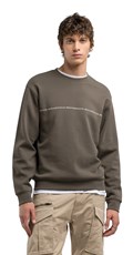 SMEĐI SWEATSHIRT REGULARNOG KROJA S MINI NATPISOM - 3