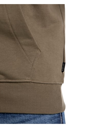 Replay SMEĐI SWEATSHIRT S KAPULJAČOM I IZVEZENIM LOGOM - 6