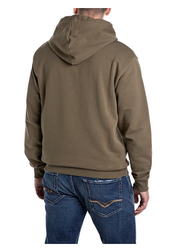 Replay SMEĐI SWEATSHIRT S KAPULJAČOM I IZVEZENIM LOGOM - 2