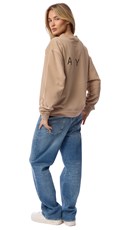 SMEĐI SWEATSHIRT S OBOSTRANIM NATPISOM REPLAY - 4