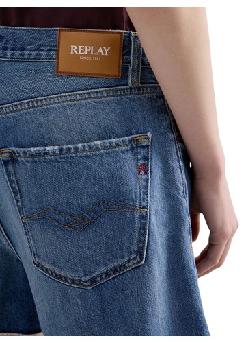 Replay STRAIGHT-FIT KRATKE HLAČE WA548  800 177 - 5