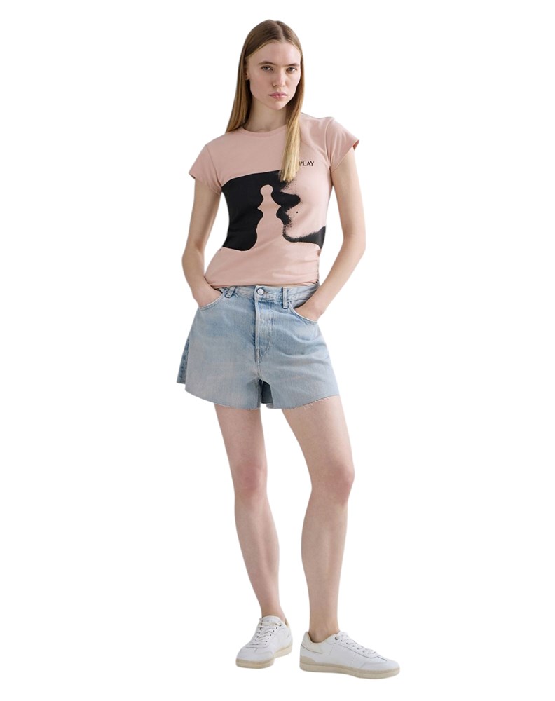 Replay STRAIGHT-FIT KRATKE JEANS HLAČE WA548  250 175 - 1