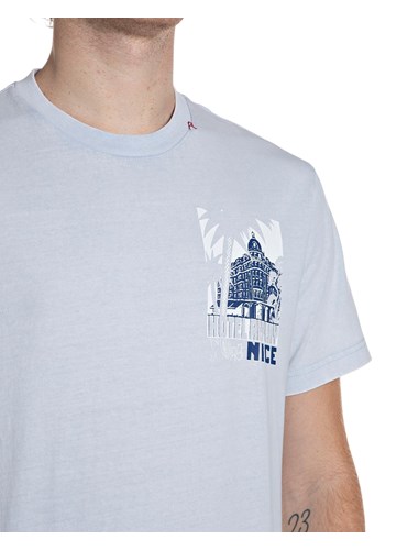 Replay SVJETLOPLAVA MAJICA S REPLAY NICE PRINTOM - 3