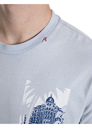 Replay SVJETLOPLAVA MAJICA S REPLAY NICE PRINTOM - 4