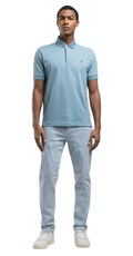 SVJETLOPLAVA POLO MAJICA REGULARNOG KROJA - 1