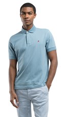 SVJETLOPLAVA POLO MAJICA REGULARNOG KROJA - 2