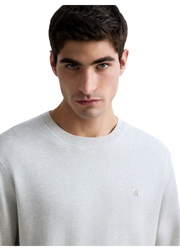 Replay SVJETLOSIVI PAMUČNI PULOVER S IZVEZENIM SLOVOM R - 5