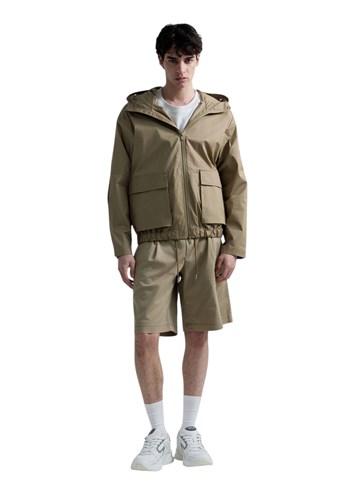 Replay SVJETLOSMEĐE KRATKE HLAČE REGULARNOG KROJA OD LANA I PAMUKA - 1