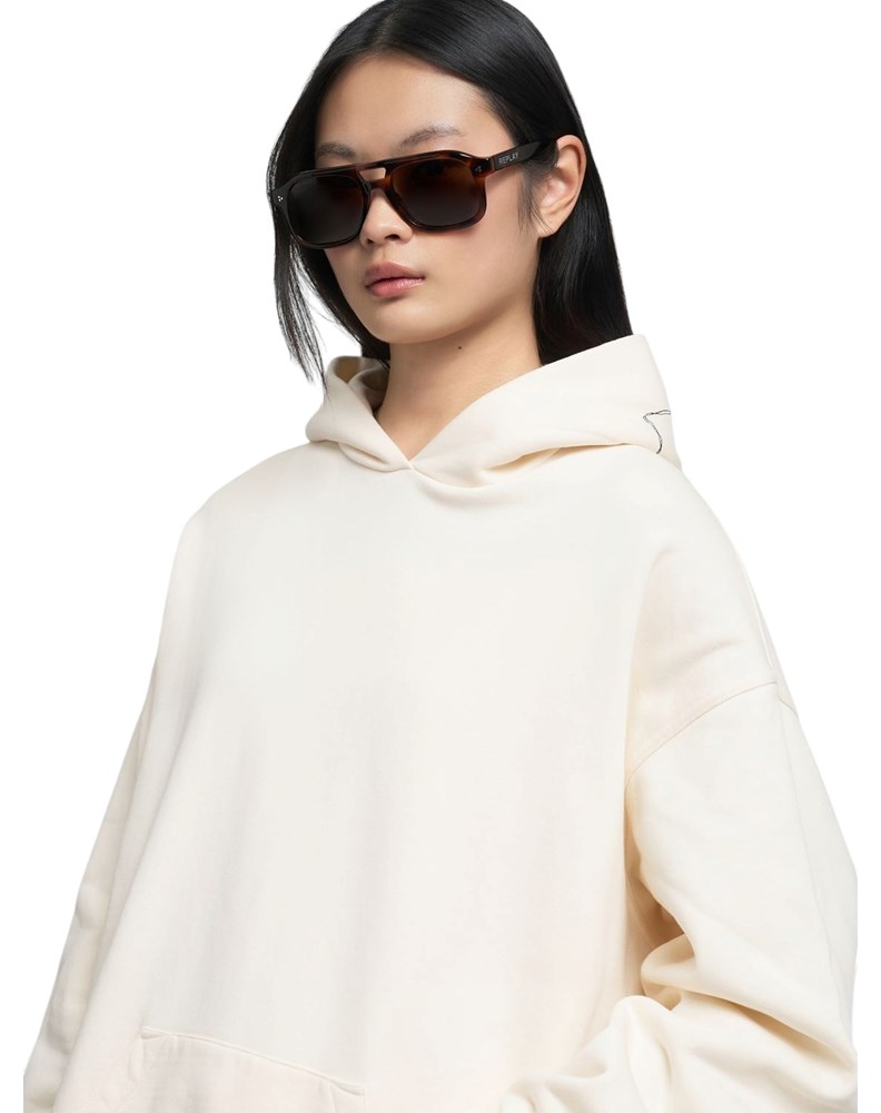 Replay SWEATSHIRT S KAPULJAČOM I IZVEZENIM LOGOM - 5