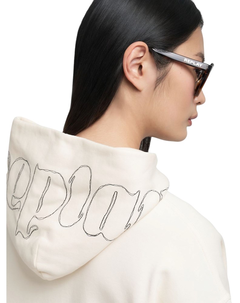 Replay SWEATSHIRT S KAPULJAČOM I IZVEZENIM LOGOM - 7