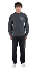 SWEATSHIRT S PLAVIM MAXI PRINTOM  - 1