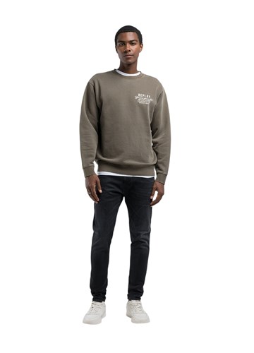 Replay SWEATSHIRT S ROZIM MAXI PRINTOM  - 1