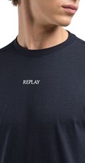 TAMNO PLAVA MAJICA DUGIH RUKAVA S MINI LOGOTIPOM REPLAY - 4