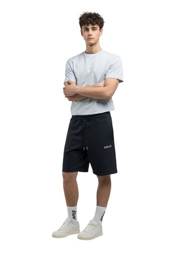 Replay TAMNO PLAVE BASIC KRATKE SPORTSKE HLAČE - 1