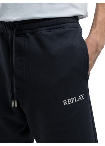 Replay TAMNO PLAVE BASIC KRATKE SPORTSKE HLAČE - 3