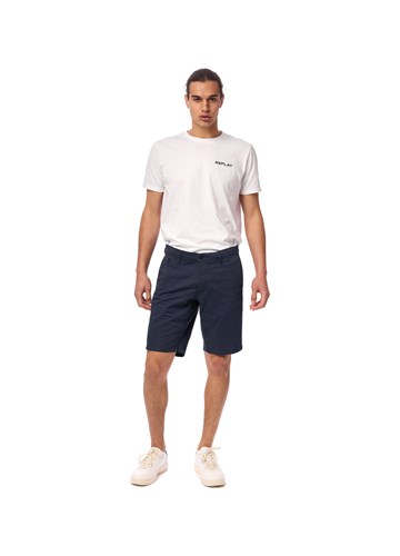 Replay KRATKE TAMNO PLAVE REGULAR FIT CHINO HLAČE  - 1