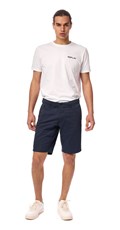 KRATKE TAMNO PLAVE REGULAR FIT CHINO HLAČE  - 1