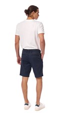 KRATKE TAMNO PLAVE REGULAR FIT CHINO HLAČE  - 4
