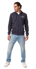 TAMNO PLAVI HOODIE S REPLAY ARCHIVE LOGOTIPOM  - 1