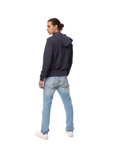 Replay TAMNO PLAVI HOODIE S REPLAY ARCHIVE LOGOTIPOM  - 4