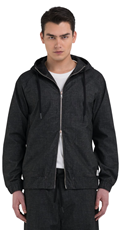 TAMNO SIVI SARTORIALE HOODIE S DVOSTRUKIM ZATVARAČEM - 3
